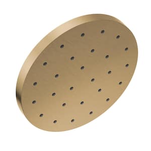 1-Spray Pattern with 1.75 GPM 12 in. Ceiling Mount Fixed Shower Head with H2Okinetic UltraSoak Spray in Champagne Bronze