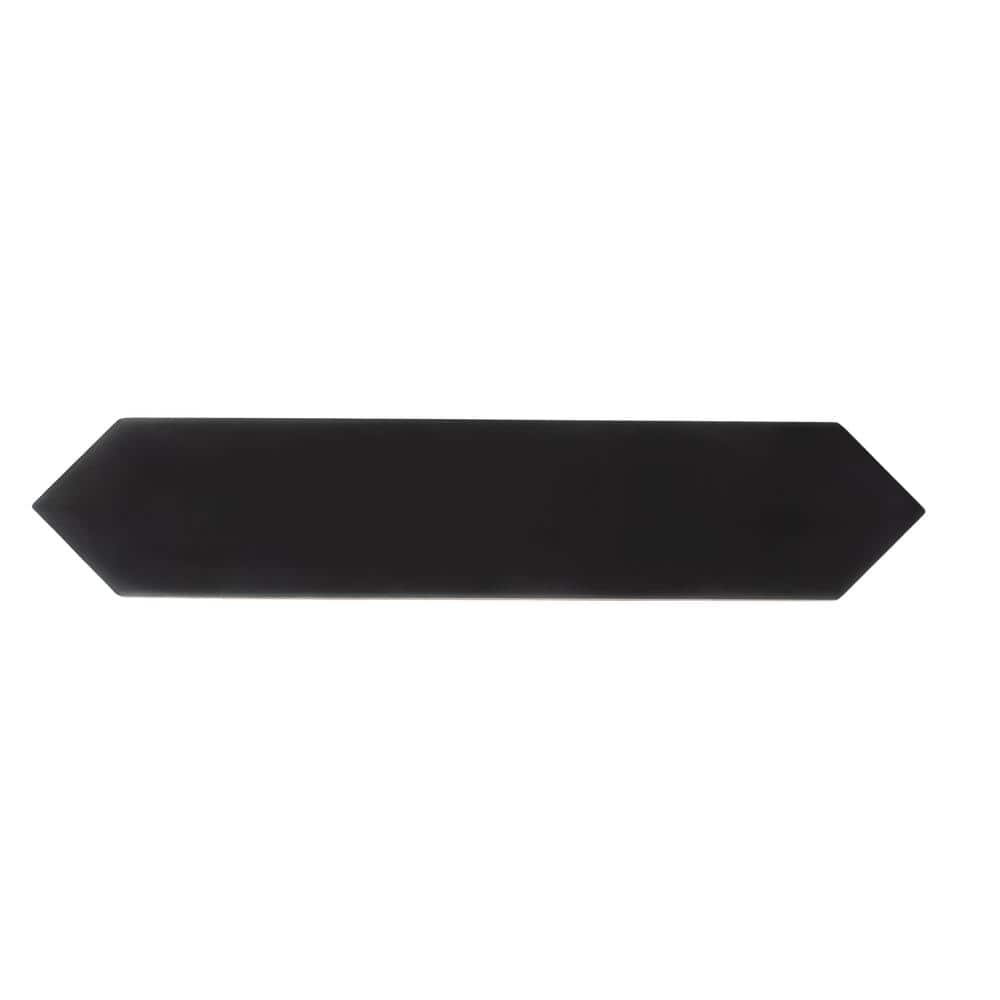 Piquet 2 in. x 10 in. Black Ceramic Matte Wall and Floor Tile (35 Cases/188.3 sq. ft./Pallet) price history on PriceWatchPro
