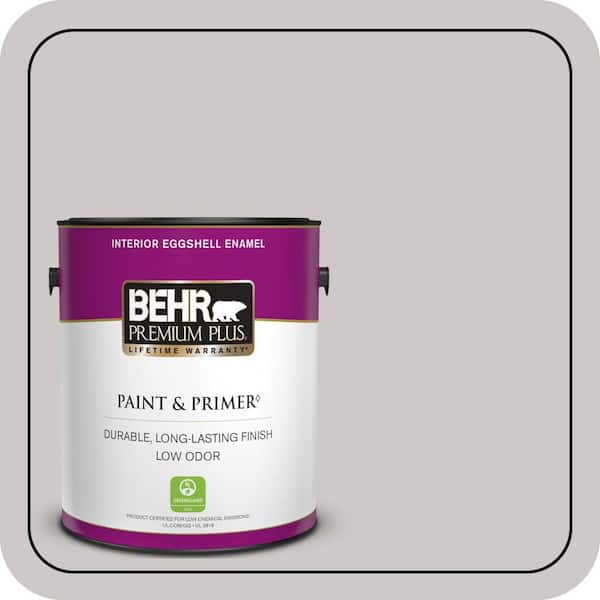 BEHR PREMIUM PLUS 1 gal. #PPU26-09 Graycloth Eggshell Enamel Low Odor Interior Paint & Primer