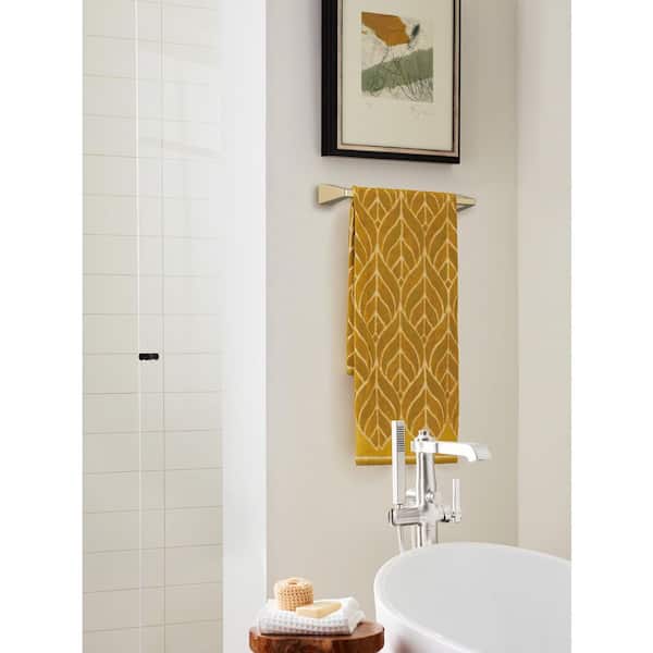 Blackrock 18 in. (457 mm) L Towel Bar in Golden Champagne