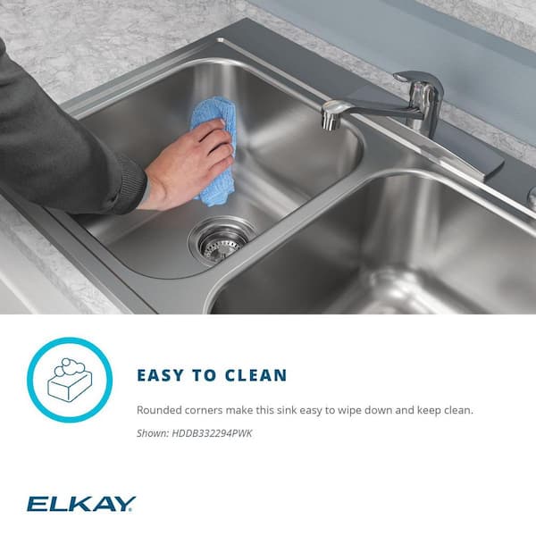 Elkay 3.5 in. Kitchen Sink Drain with Removable Basket Strainer and Rubber  Stopper D1125 - The Home Depot