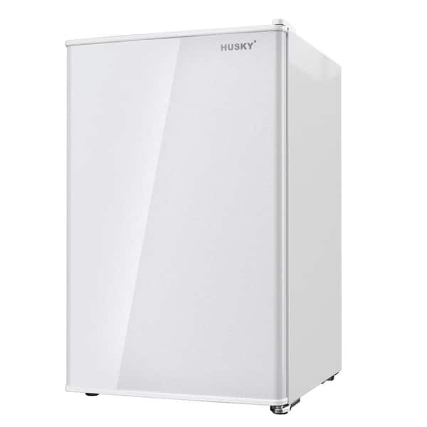 Husky 1.5 cu. ft. Freestanding Countertop Retro Mini Fridge, Up to 40 cans,  Reversible Door and Quiet Operation, White OSFR003-WM - The Home Depot