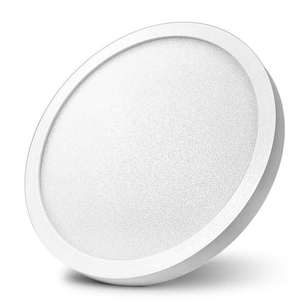 SDR 9 in. Surface Mount Integrated LED Recessed Downlight, 1500 Lumens, 5-CCT Color Selectable 2700K-5000K, Dimmable
