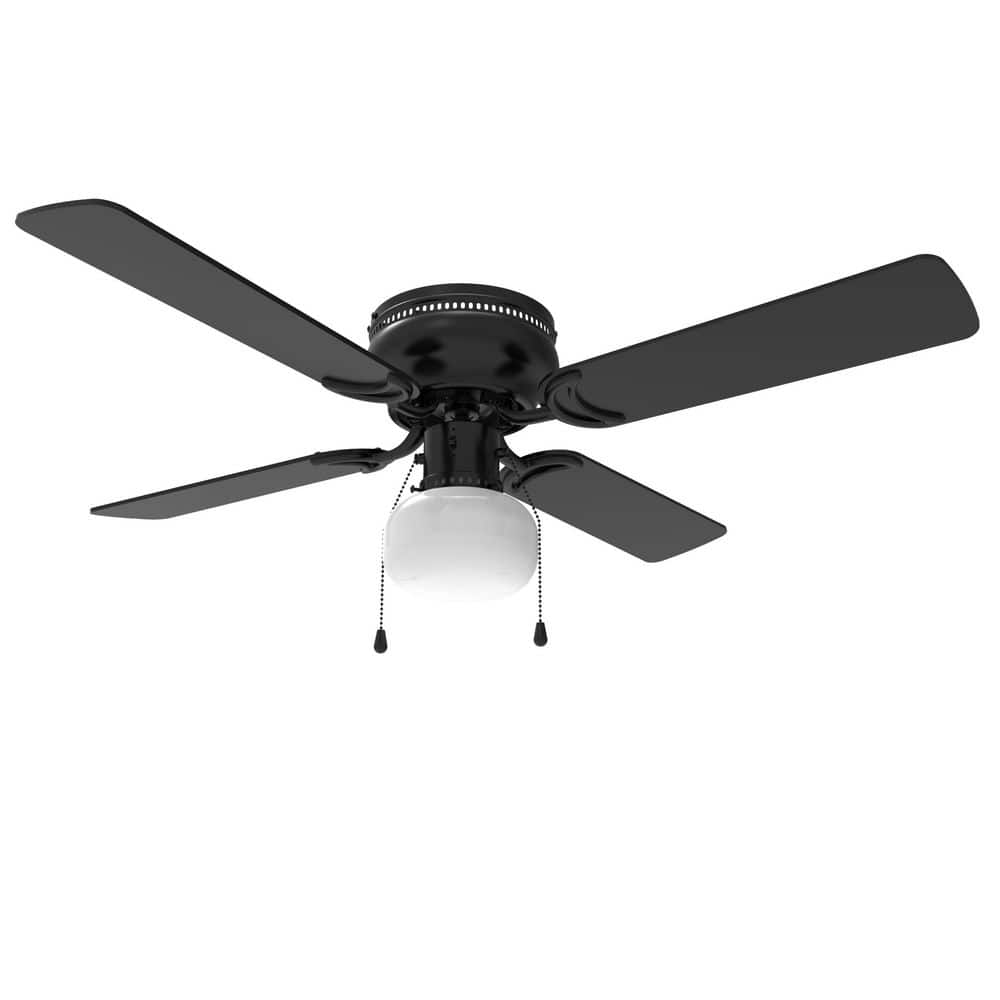 Littleton II 42 in. Indoor LED Ceiling Fan with Light Kit and Reversible Blades in Matte Black price history on PriceWatchPro