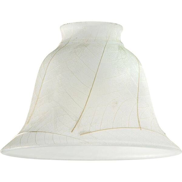 Westinghouse 4-1/2 in. Parchment Leaf Shade with 2-1/4 in. Fitter and 6 in. Width