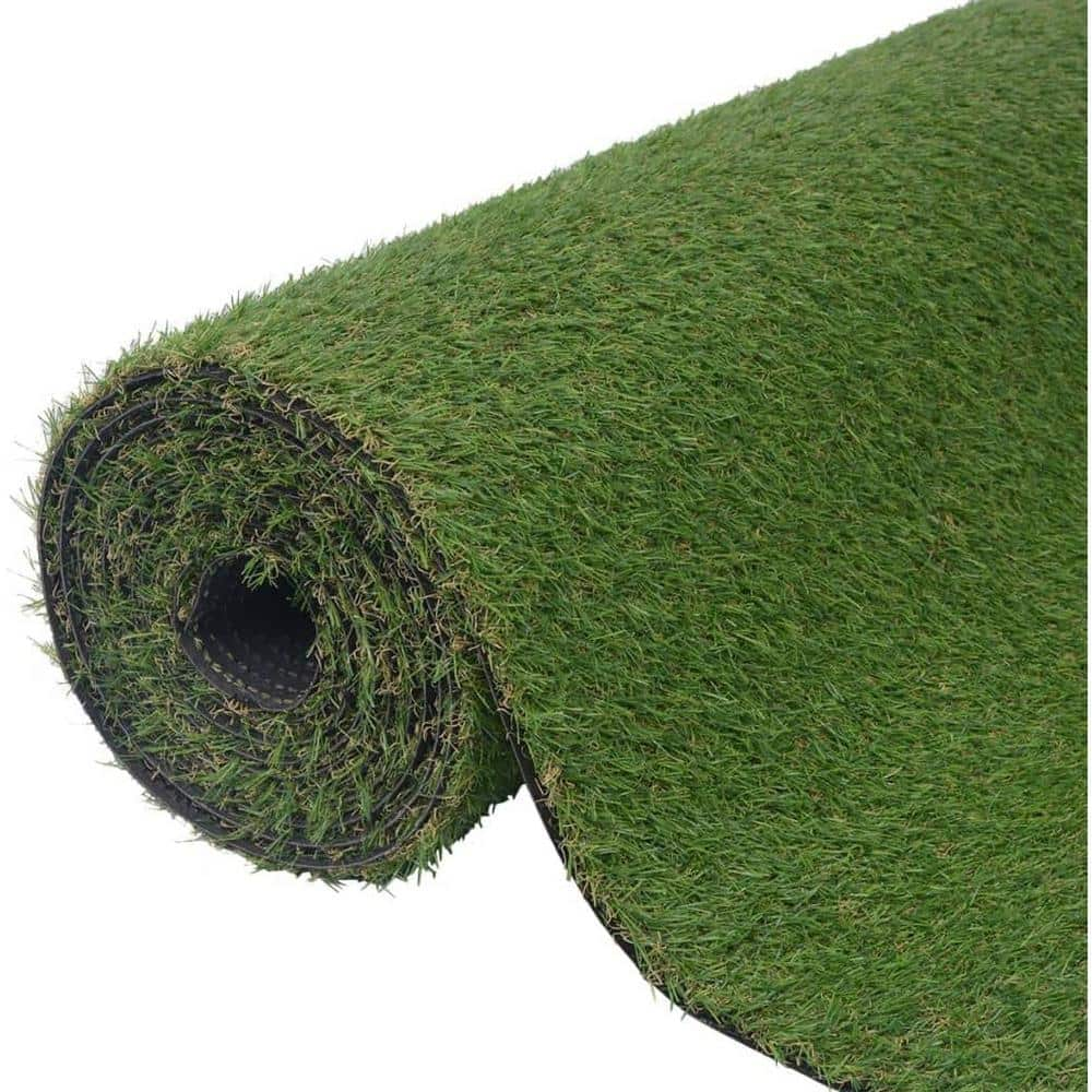 Afoxsos Green 3.3 ft. x 26.2 ft. Artificial Grass Carpets Fake Faux ...