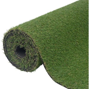 Green 3.3 ft. x 26.2 ft. Artificial Grass Carpets Fake Faux Grass Turf for Indoor and Outdoor Use