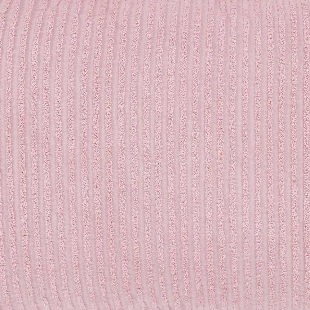 Pink Cotton Embroidered Standard Pillow Sham