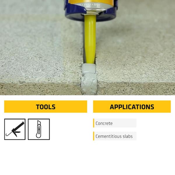 Sika - 29 fl. oz. Sikaflex Self-Leveling Horizontal Joint Elastic Polyurethane Sealant in Gray