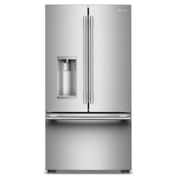 36 in 23.1 cu. ft. Counter-Depth French Door Refrigerator in Fingerprint Resistant Stainless with Intelligent Auto Fill