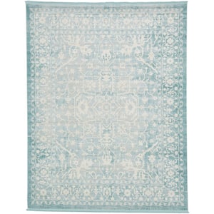 New Classical Olympia Blue 8' 0 x 10' 0 Area Rug