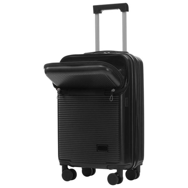 リアライズ　ブラック　Tバック　Lサイズ　T011 LIVACA 5-Piece Black ABS Plastic Hardside Lightweight Luggage Set