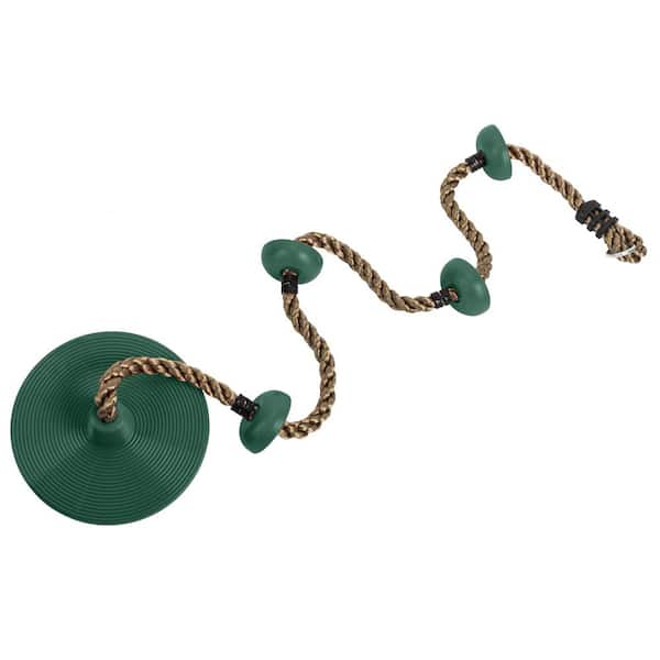 Winado Climbing Rope Swing Disc Swing for Kids, Green