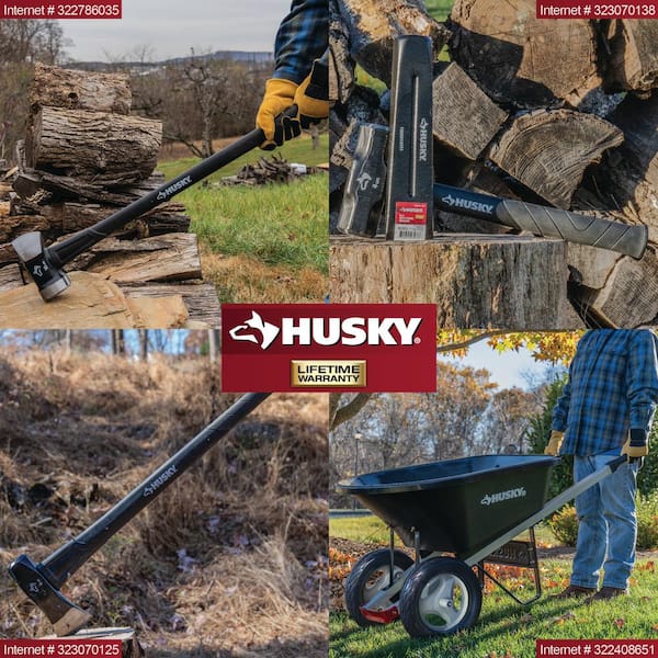 Husky 6 lb. Sledgehammer with 34 in. Fiberglass Handle MD-6F-HD