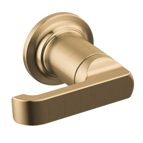 Delta Tetra Gold Lever Wall Mount Tub Filler Handle in Lumicoat