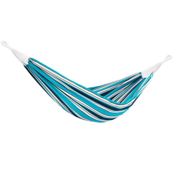 Vivere 13 ft. Brazilian Sunbrella Double Hammock without stand in Token Surfside