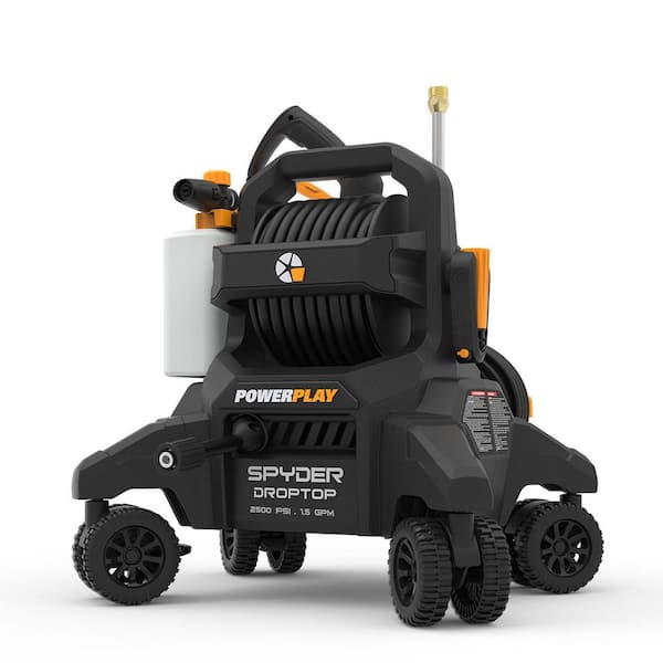Spyder Droptop 2500 PSI 1.5 GPM 13 Amp Cold Water Electric Pressure Washer with 1000 ml High Pressure Foam Cannon