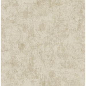 Atelier Stucco Metallic Gold and Cream Paper Strippable Roll (Covers 56.05 sq. ft.)