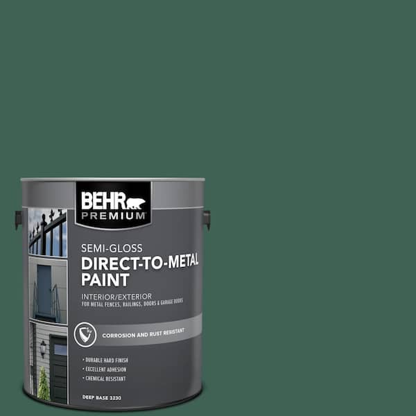 1 gal. #M430-7 Green Agate Semi-Gloss Direct to Metal Interior/Exterior Paint