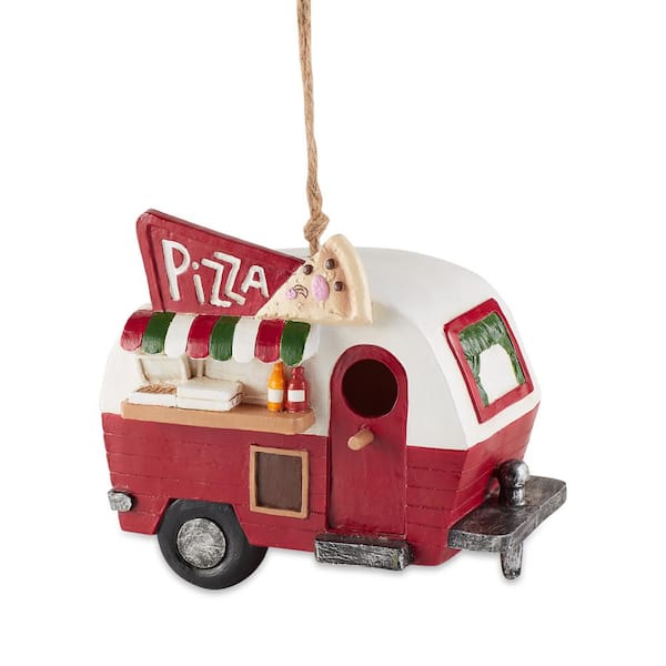 Zingz & Thingz Pizza Food Truck Birdhouse