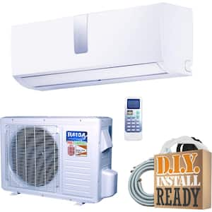 DIY Super Efficiency GWi Series 12,000 BTU 1 Ton Inverter Ductless Mini Split Air Conditioner and Heat Pump - 230V/60Hz