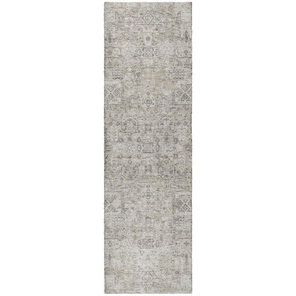 Dream Shag Premium Machine Washable Abstract ADS611 Taupe 2 ft. x 7 ft. Runner Rug price history on PriceWatchPro