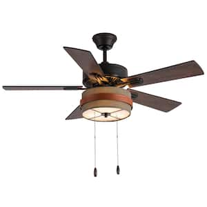 Sonya 42 in. Indoor LED Oil Rubbed Bronze Ceiling Fan with Light Kit