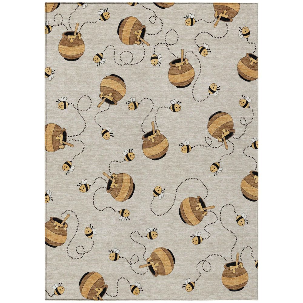 Chantille Machine Washable Indoor/Outdoor Abstract ACN2650 Beige 9 ft. x 12 ft. Area Rug price history on PriceWatchPro