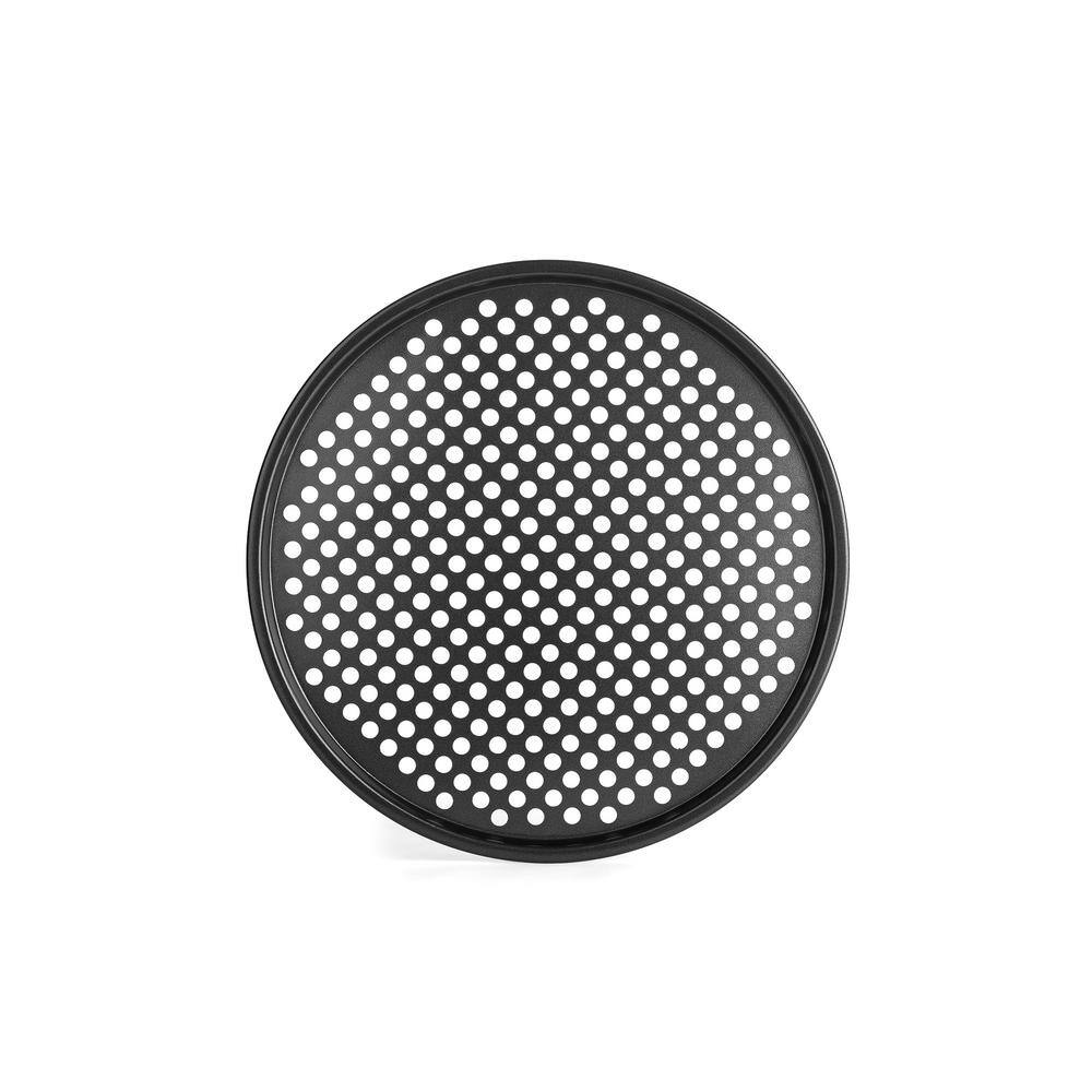 Fox Run 14.5" Perforated Carbon Steel Pizza Pans, Set of 2