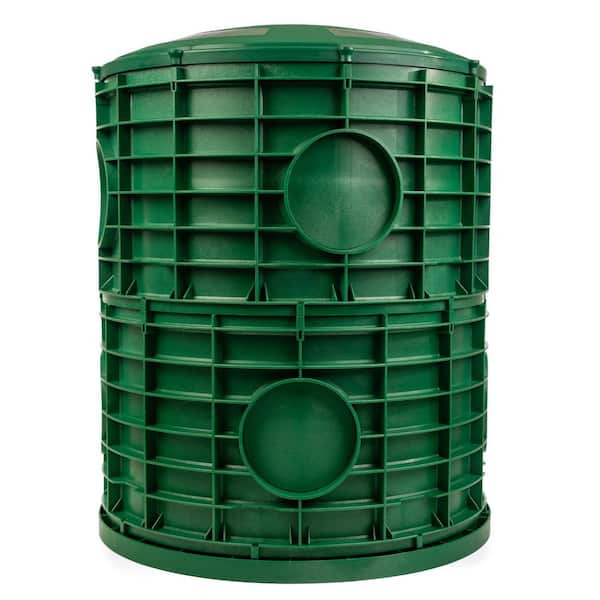 VPC 20 in. x 24 in. Tall Septic Tank Riser Combo