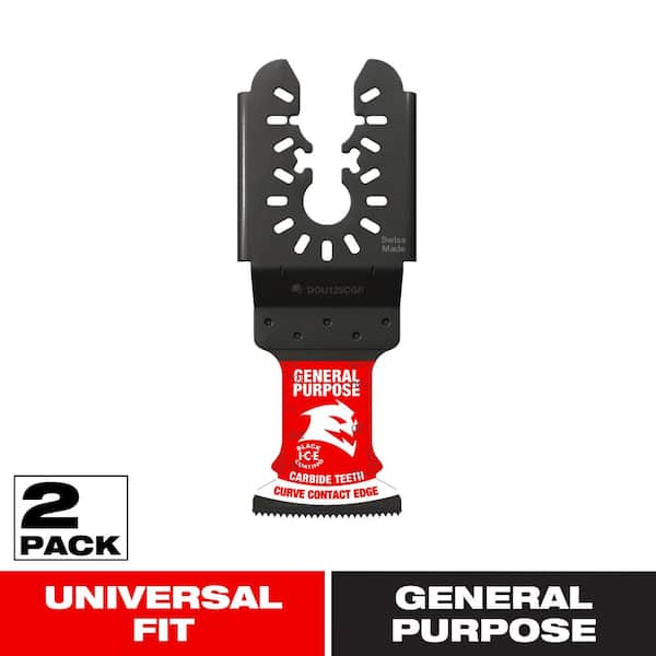 1-1/4 in. AMPED Demo Demon Universal Fit Carbide Teeth Oscillating Tool Blades for General Purpose Cuts