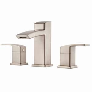 Kenzo 8 in. Widespread 2-Handle Bathroom Faucet in Brushed Nickel