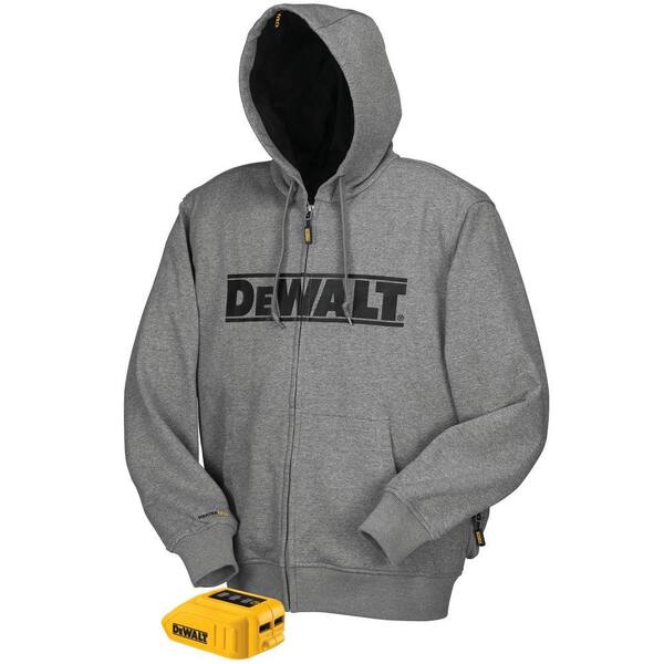 DEWALT Unisex 2X-Large Gray 20-Volt MAX Heated Hoodie