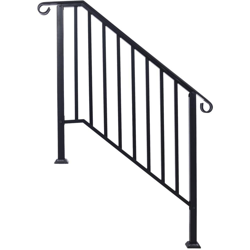 Ami 66 in. Steel Handrails Trellis for Outdoor Steps, Flexible Porch Railing, Fit 3 or 4 Steps price history on PriceWatchPro