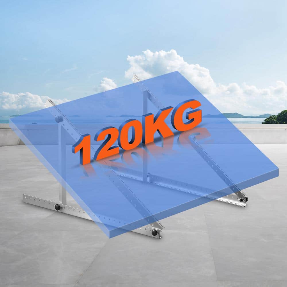 45-Inch Adjustable Aluminum Solar Panel Mount Brackets