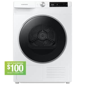 4.0 cu. ft. Smart Dial Heat Pump Dryer with Sensor Dry in White color