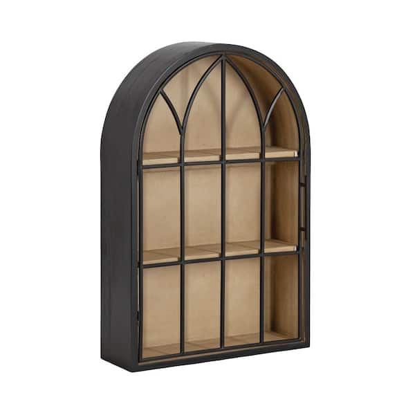 Megara 16 in. W x 6 in. D Natural Wood Cabinet Decorative Wall Shelf