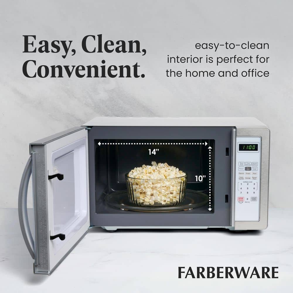 Platinum White 1.1 cu. ft. Touch Control Microwave Oven