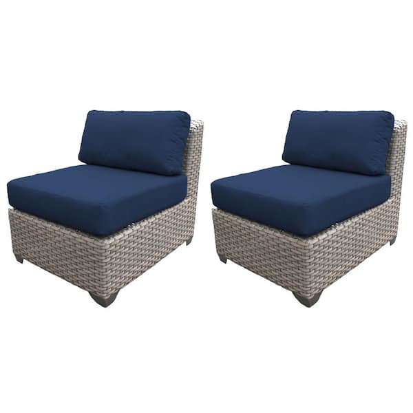 Tk classics laguna wicker 8 piece patio conversation set with fire pit table and discount 2 sets of cushion covers