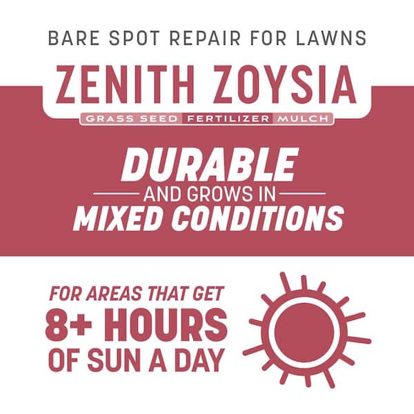 5 lbs. Smart Patch Zoysia Grass Seed with Mulch, Fertilizer