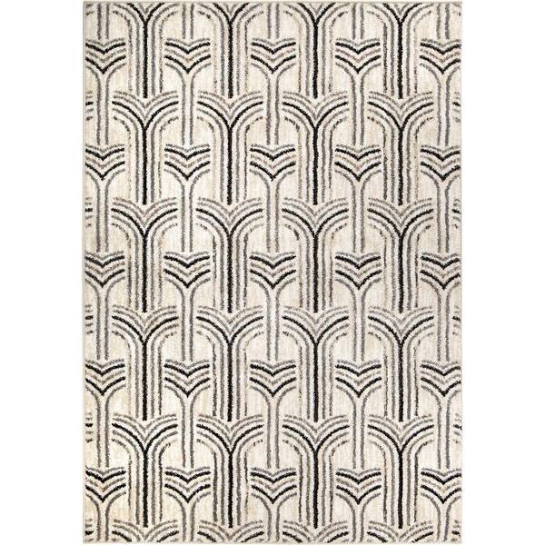 Orian Rugs Grand Theatre Gray Indoor 5 ft. x 8 ft. Area Rug