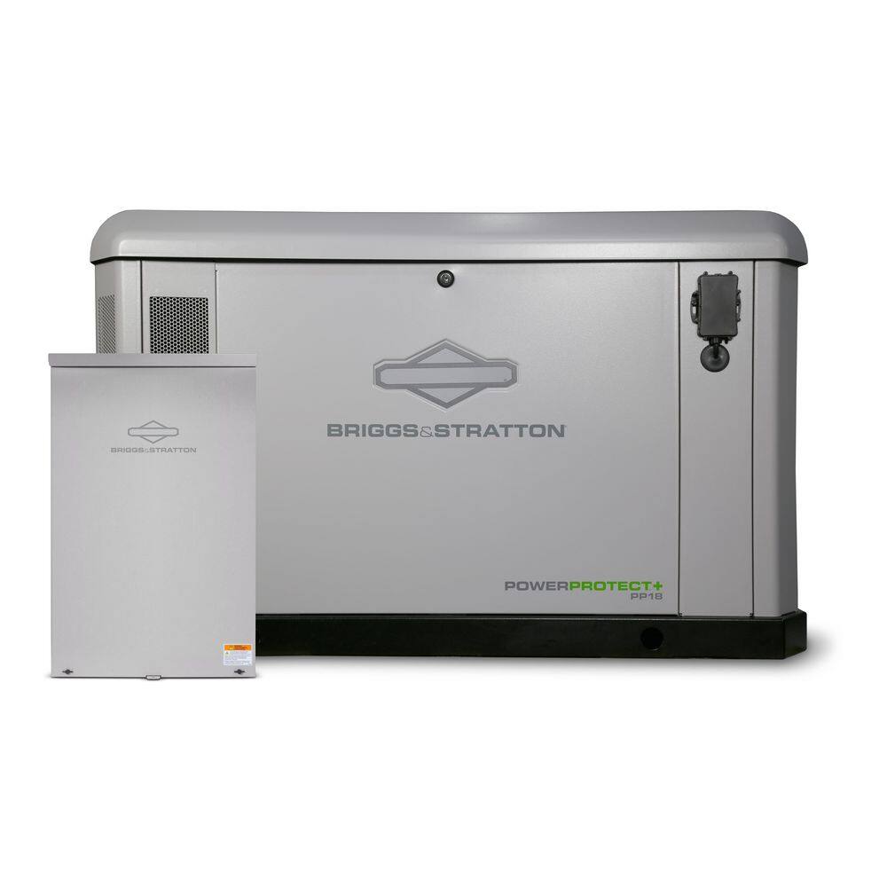 PowerProtect+ 18,000 Watt Dual Fuel Air-Cooled Whole House Home Standby Generator and 200A Transfer Switch price history on PriceWatchPro