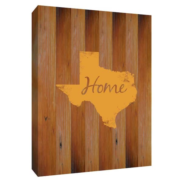PTM Images "Texas Pride II" Home Canvas Wall Art 22 in. x 18 in.