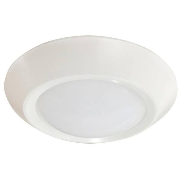 HALCO LIGHTING TECHNOLOGIES ProLED Downlight 6 in. White Dimmable Integrated LED Recessed Trim Surface Mount Housing-Free Wet Location Soft White