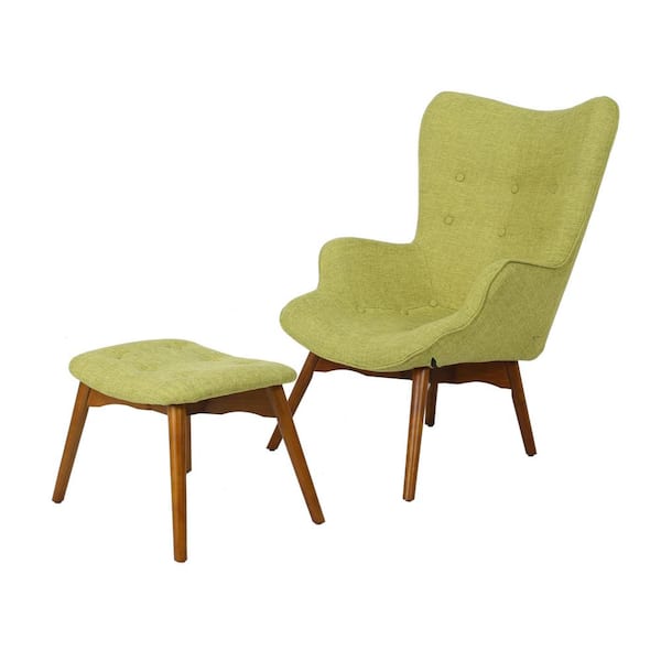 Noble House Hariata Muted Green Contour Chair Set