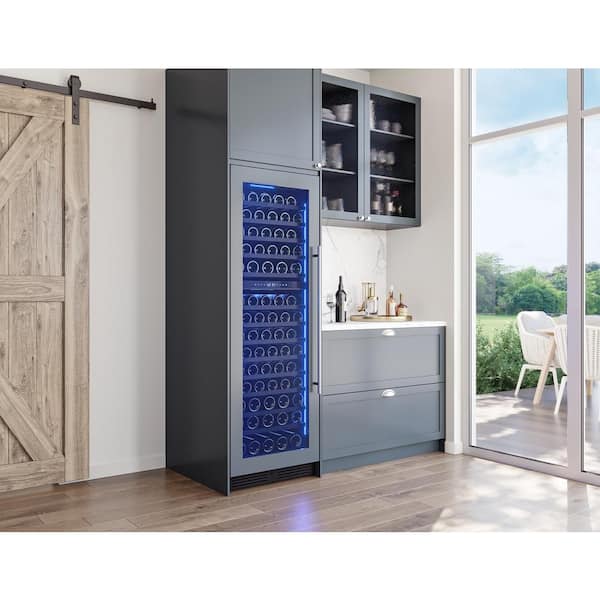 Zephyr Presrv 24 in. 132-Bottle Dual Zone Full Size Panel