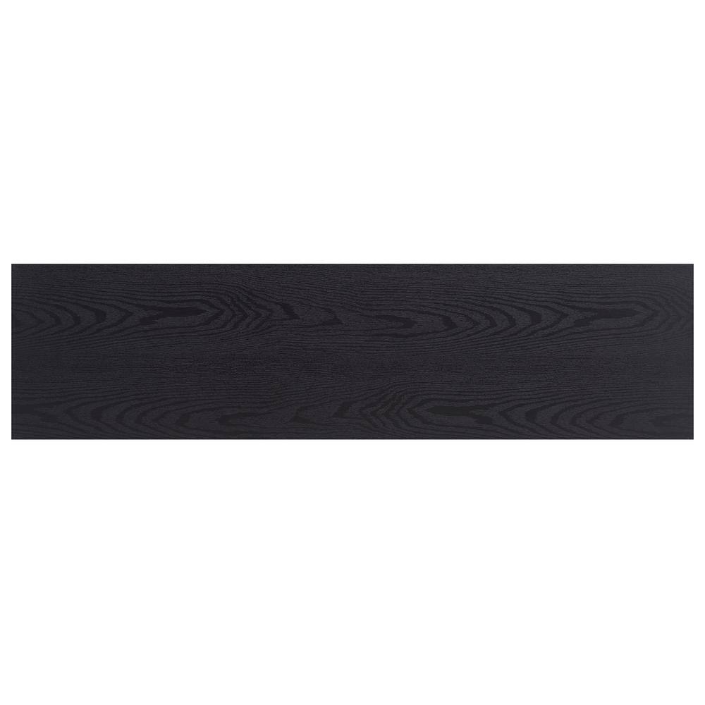 Black Modern Farmhouse TV Stand with Electric Fireplace, 58"