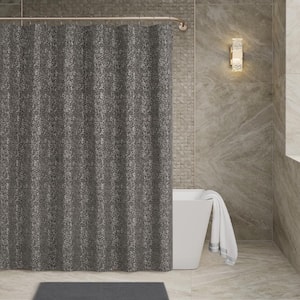 Ramona Graphite Polyester Shower Curtain