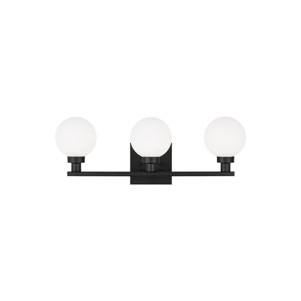 Generation Lighting Clybourn 21.625 in. 3Light Midnight Black Vanity