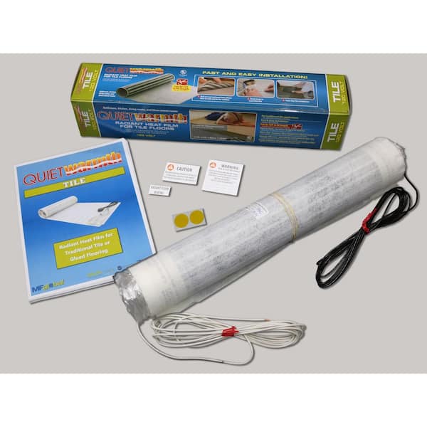 Floor Heating QuietWarmth 240-Volt Radiant Floating Floors 5-ft X